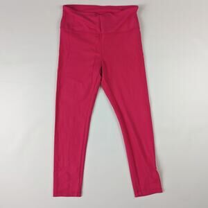 American Fitness Couture Pink 3/4 length workout leggings pink Small